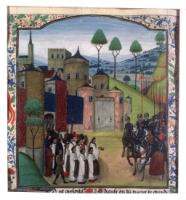 Jean II le Bon prisonnier (Francais 76, fol. 210v)